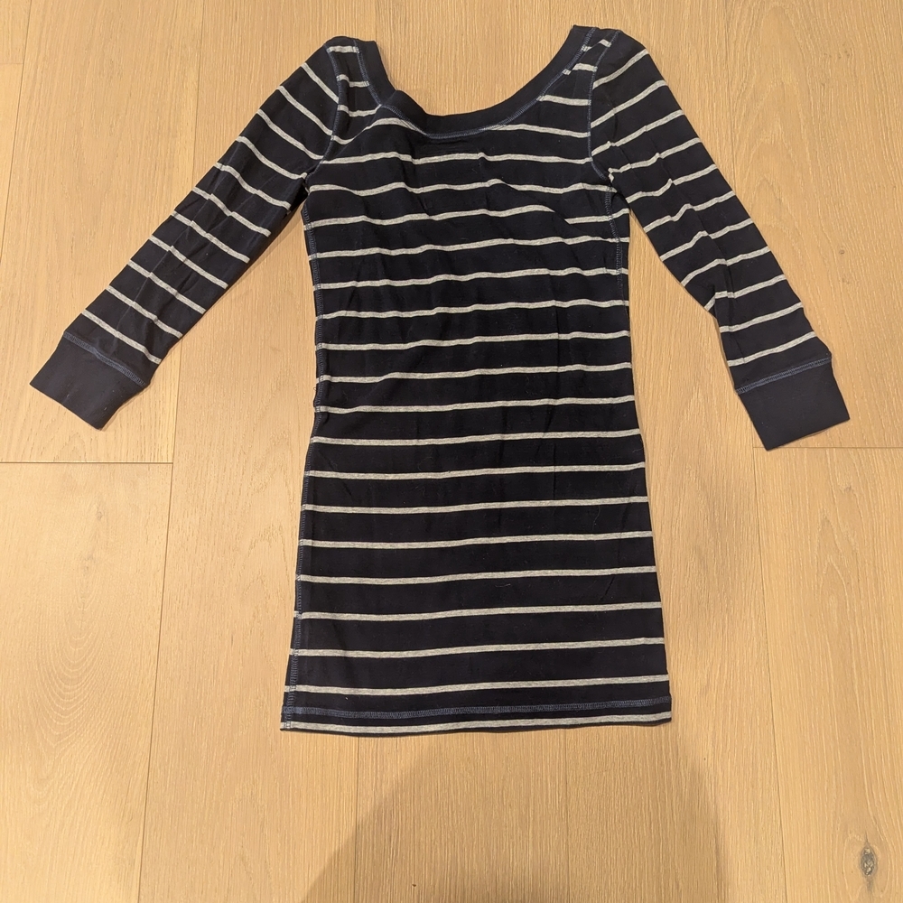 Y2k Hollister Navy And White Striped Top — image 5 of 5